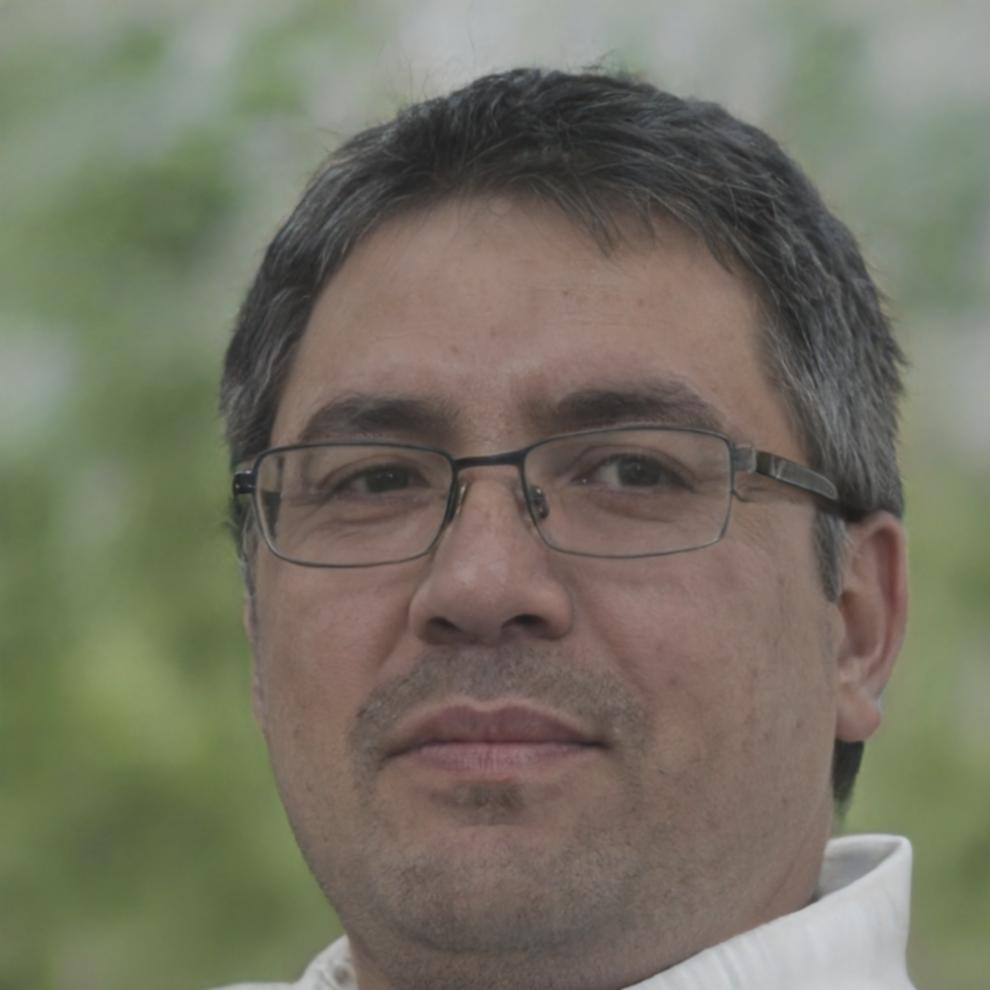 Retrato profesional del instructor especialista